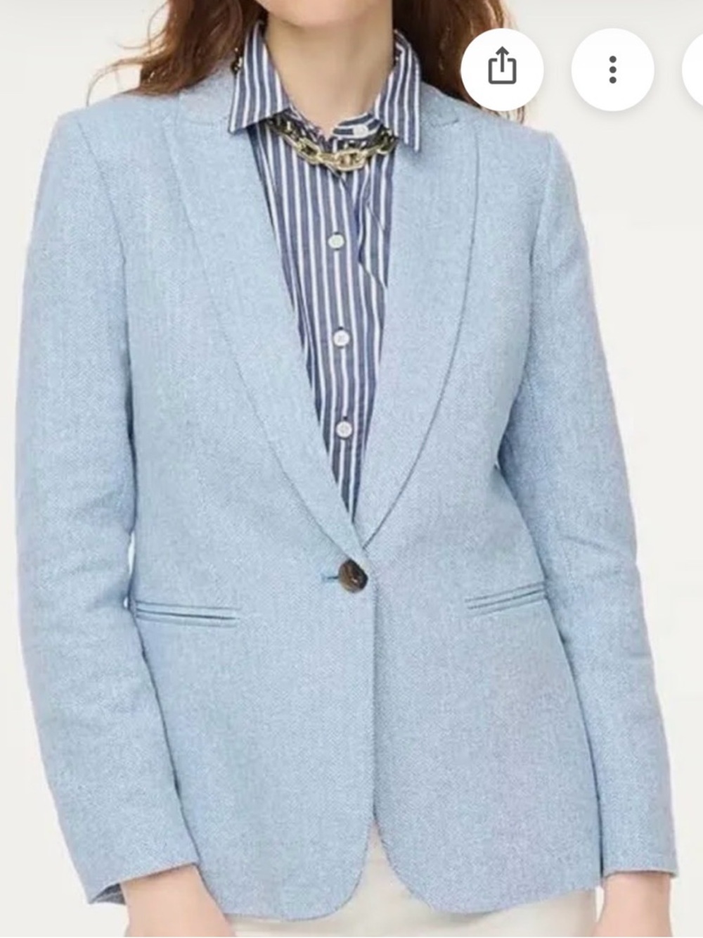 JCrew Factory Light Blue Blazer